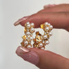 Pearl Cluster Hoops
