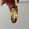 Golden Clover Bangle