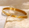 Glitz Rush Stainless Steel Bangle